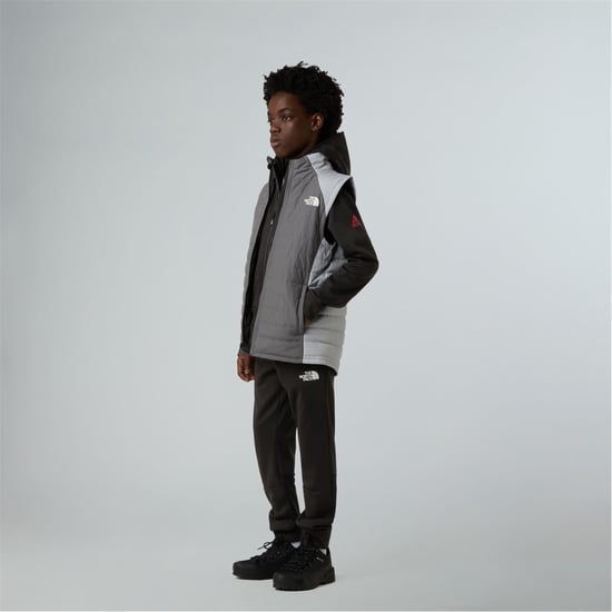 Boys North Face Kids Never Stop Sleeveless Gilet in Smoked Pearl - Image 4