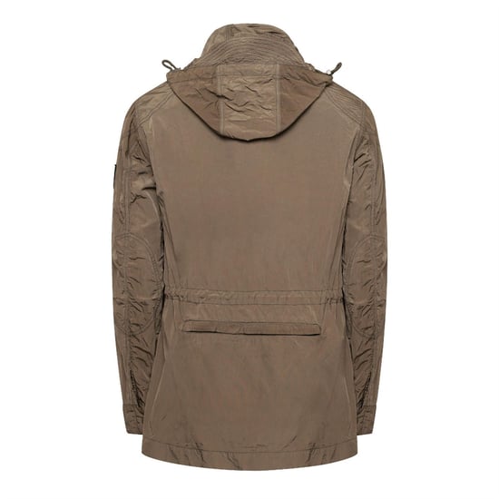Men's Belstaff Stowmaster Softshell Jacket in Dark Khaki - Image 2