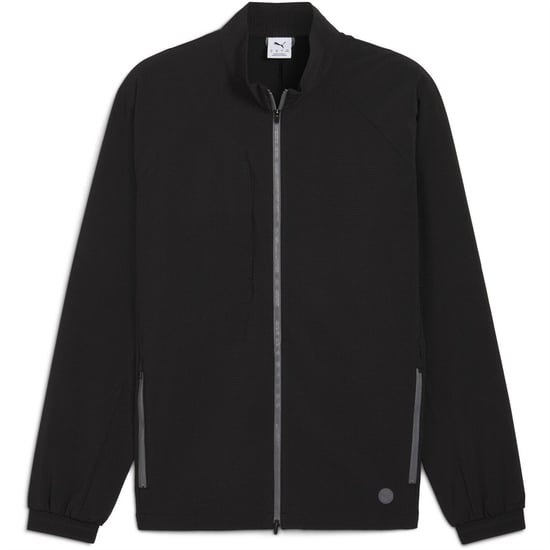 Men's Puma Cypress Softshell Performance Golf Jacket in Black - Image 1