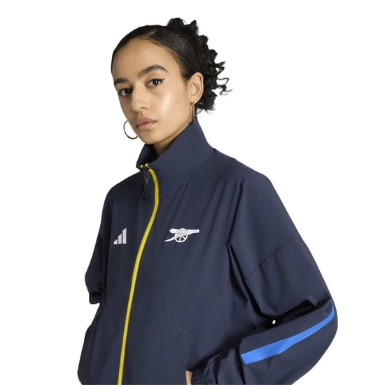 Women's adidas Afc Anth Jktw in Ntnavy - Image 4