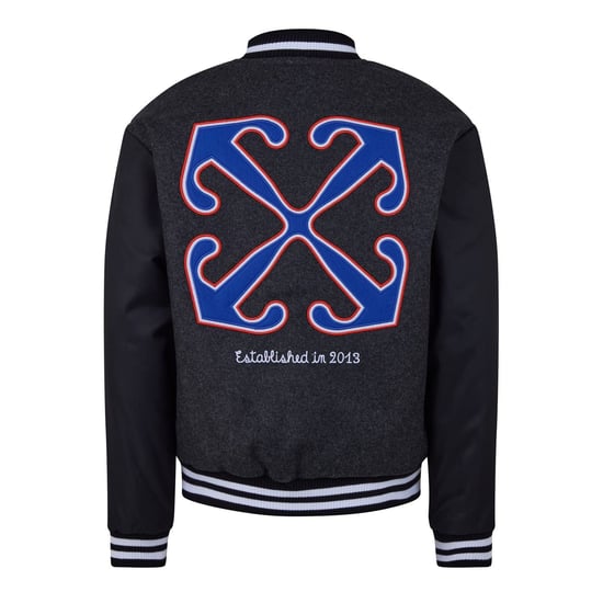 Boys Off White Off Arrow Print Bomber Jacket in Multi 1101 - Image 2