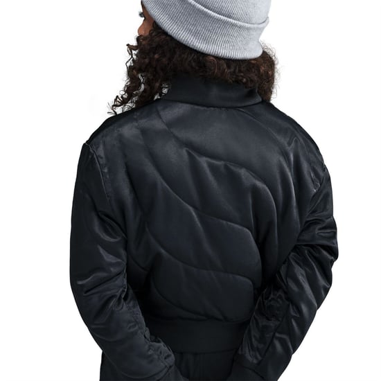 Girls Nike G Nsw Jkt Sty S in Black/White - Image 2