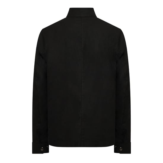 Men's Belstaff Beat Waxed Jacket in Black - Image 2