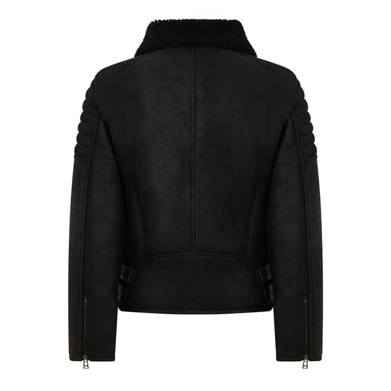Men's Belstaff Fraser Leather Jacket in Black - Image 2