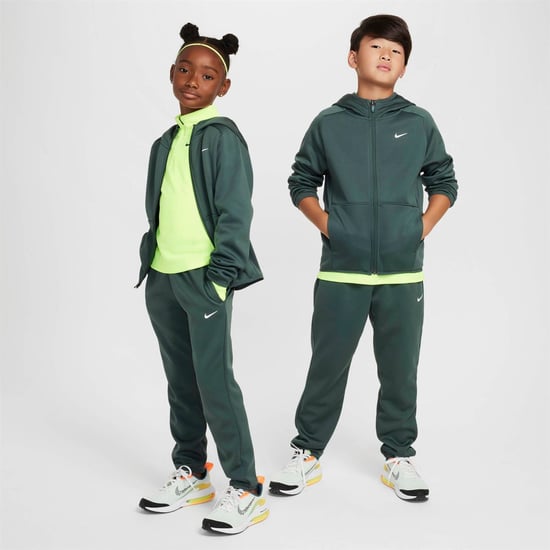 Boys Nike K Nk Tf Flc Hd Jn99 in Vintage Green/V - Image 6