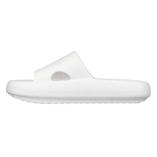 Skechers Dam Enkel Rem Bågpassform Platta Sandaler (Vit) - Image 2