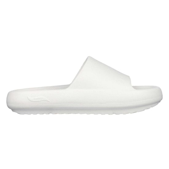 Skechers Dam Enkel Rem Bågpassform Platta Sandaler (Vit) - Image 3