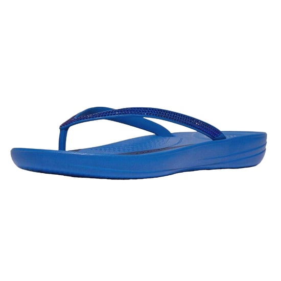 FitFlop Womens/Ladies Sparkle iQushion Flip Flops (Grey Blue) - Image 5