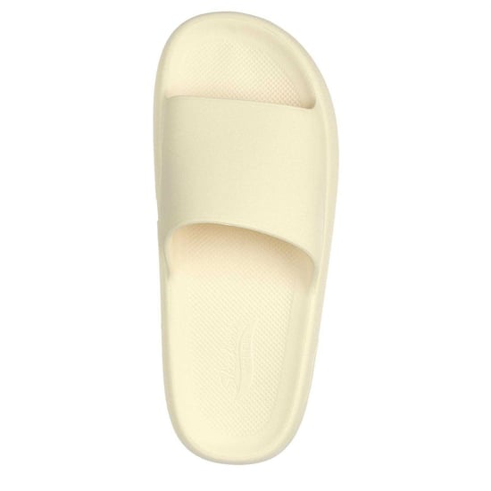 Skechers Dams Enkelt Rem Ark Stöds Platta Sliders (Kräm) - Image 4