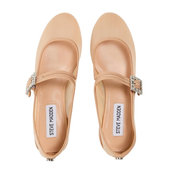 Steve Madden Dames/Dames Champagne Blokhak Rechterschoenen (Naakt) - Image 3
