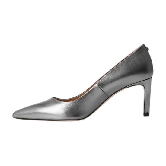 Boss Dames Janet Leren Stiletto Hakken Pumps (Zilver) - Image 2