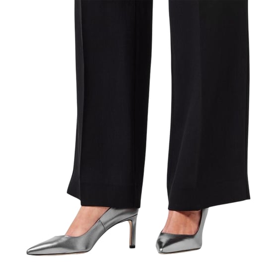 Boss Dames Janet Leren Stiletto Hakken Pumps (Zilver) - Image 4
