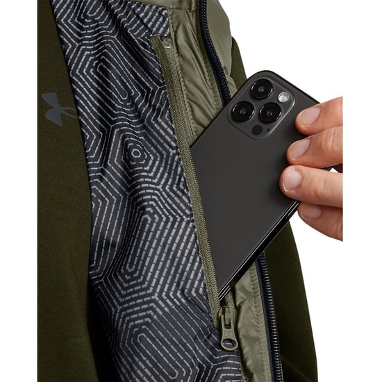 Men's Under Armour Armour Legend Down Vest Gilet Mens in Green - Image 5