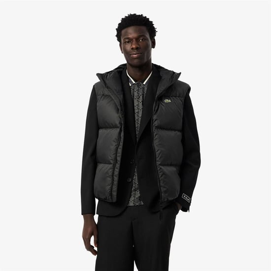 Men's Lacoste Gilets in Black - Image 3