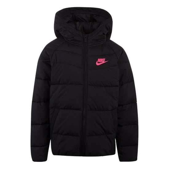 Girls Nike Nsw Filled Jacket Ig00 in Black/Pink - Image 1