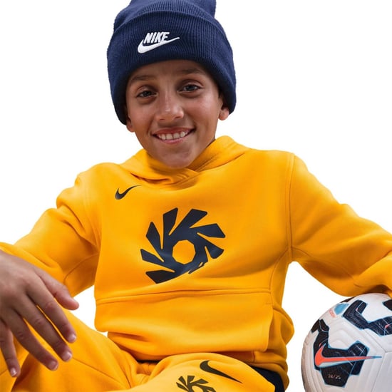 Boys Nike Eh K Nk Clb Flc in University Gold - Image 5