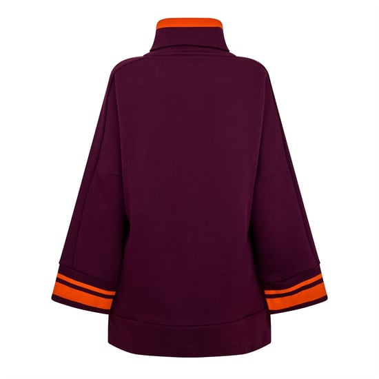 Women's Puma (8) Tipping Fz Hoody Winetas Womens in Purple - Image 2