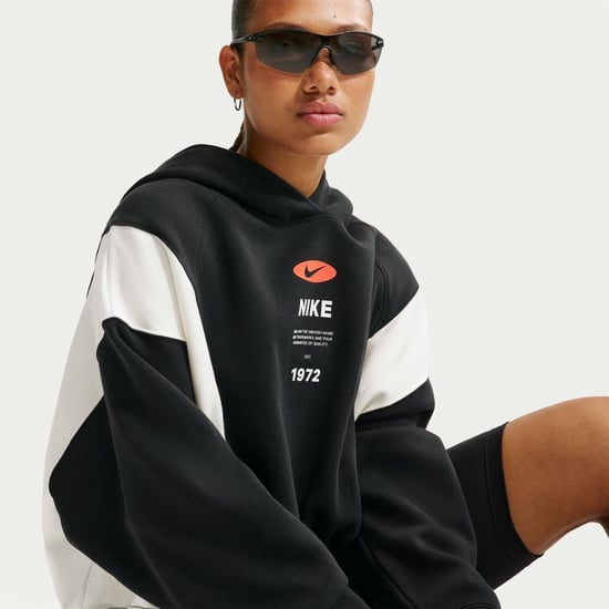 Women's Nike W Nsw Phnx Flc in Black/Sail/Blac - Image 5