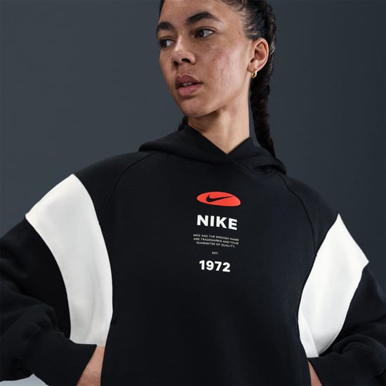 Women's Nike W Nsw Phnx Flc in Black/Sail/Blac - Image 6