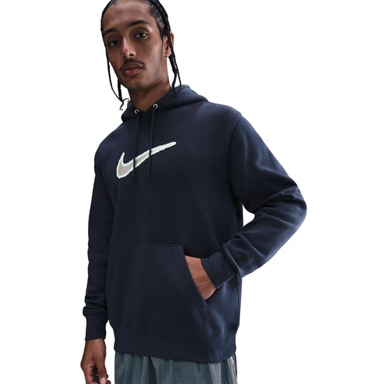 Men's Nike M Nk Clb Bb Hdy in Obsidian/Obsidi - Image 1