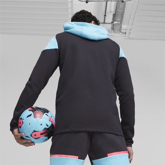 Men's Puma Casuals Hooded Jkt Hoody Mens in Dark Navy - Image 4