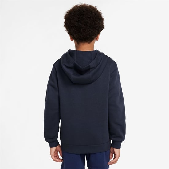 Boys Nike K NSW Clb FLC H in Obsidian - Image 5