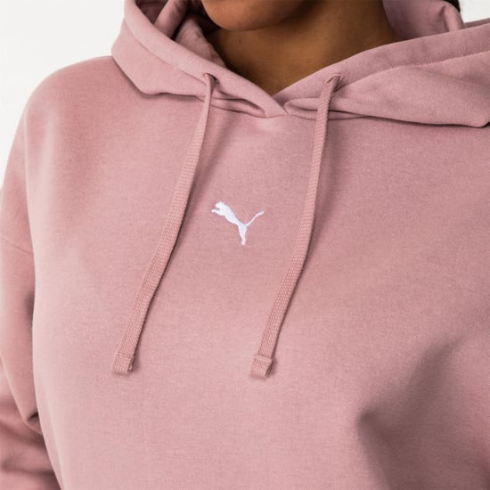 Women's Puma Essentials Oversized Hoodie in Mauve - Image 2