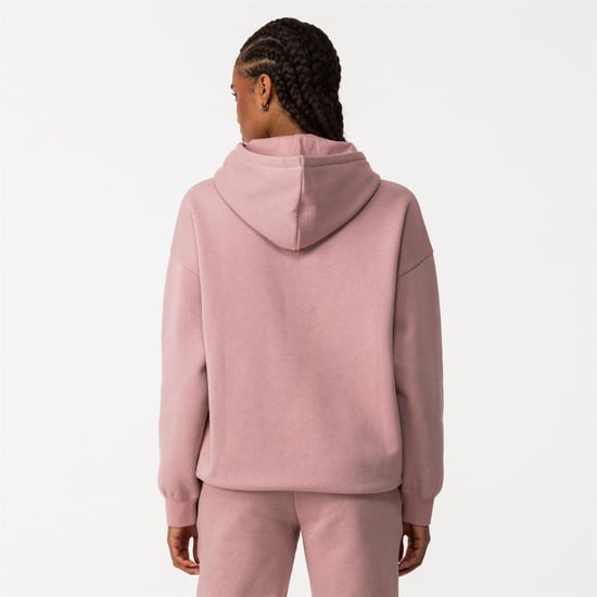 Women's Puma Essentials Oversized Hoodie in Mauve - Image 3