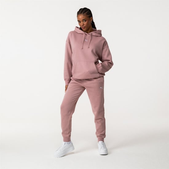Women's Puma Essentials Oversized Hoodie in Mauve - Image 5