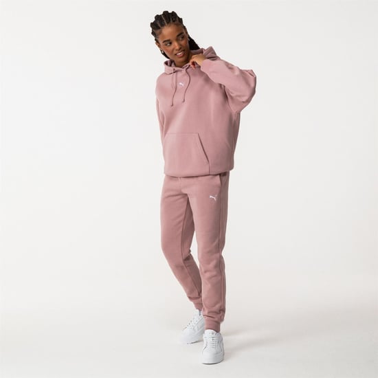 Women's Puma Essentials Oversized Hoodie in Mauve - Image 6