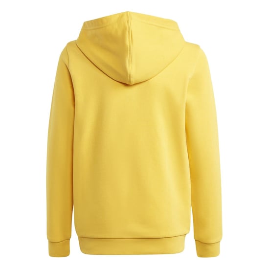 Boys adidas Juve Kids Embroidered Hooded Long Sleeve Sweatshirt in Bold Gold - Image 2