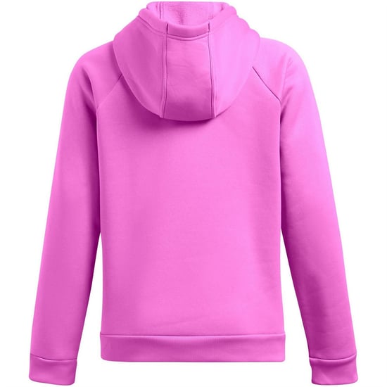 Women's Under Armour Armour Ua Fleece Hoodie Hoody Womens in Purple - Image 2