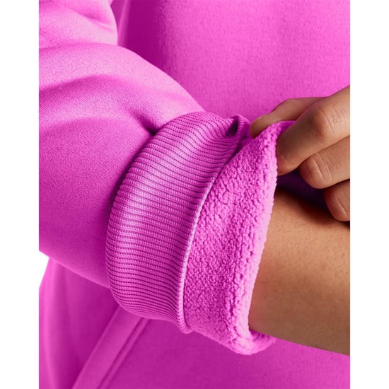 Women's Under Armour Armour Ua Fleece Hoodie Hoody Womens in Purple - Image 5