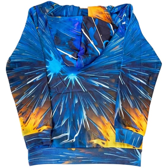 Boys DFND London Hooded Neck Long Sleeve Sweatshirt in .Multi - Image 2