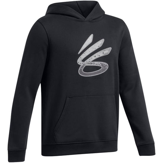Boys Under Armour Curry Splash Hoodie Hoody in Black - Image 3