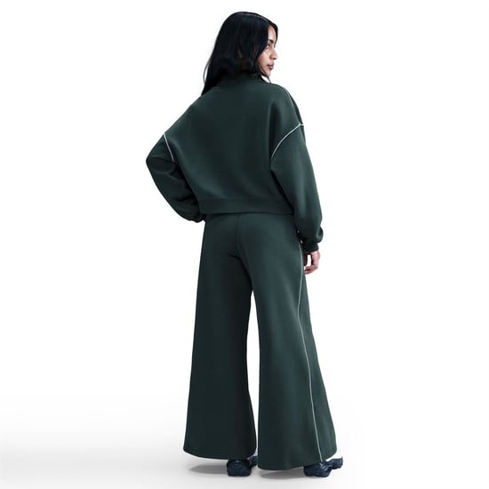 Women's Nike Speed Fleece Solid Patterned Joggers in Seaweed - Image 4