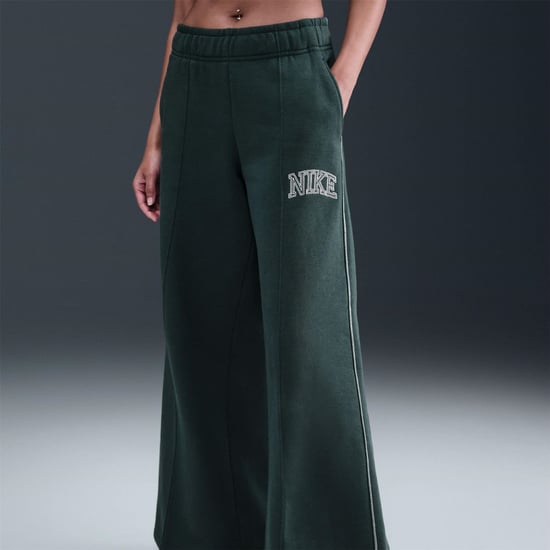 Women's Nike Speed Fleece Solid Patterned Joggers in Seaweed - Image 6