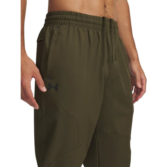 Men's Under Armour Unstoppable Taper in Green - Image 3