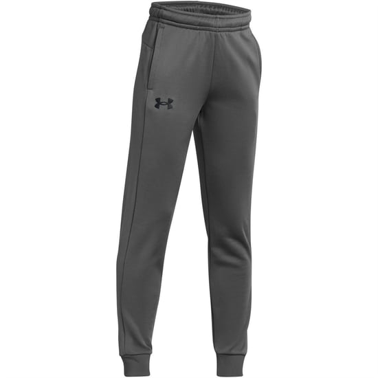Boys Under Armour Armour Ua Fleece Joggers Tracksuit Bottom Boys in Gray - Image 3