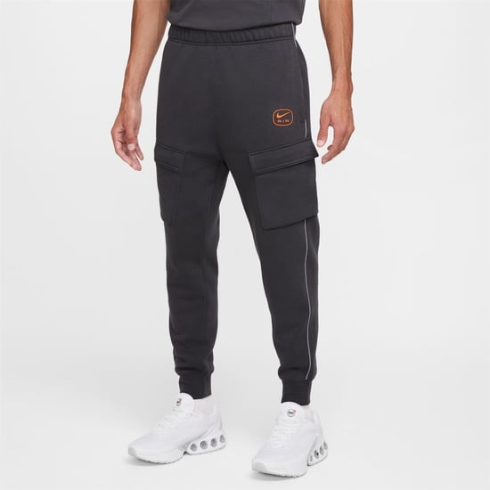 Men's Nike NSW SW AIR CARGO PANT FLC BB in Anthracite - Image 1
