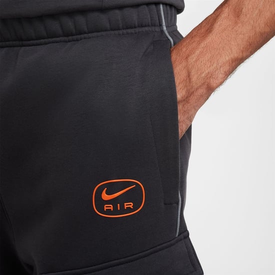 Men's Nike NSW SW AIR CARGO PANT FLC BB in Anthracite - Image 4