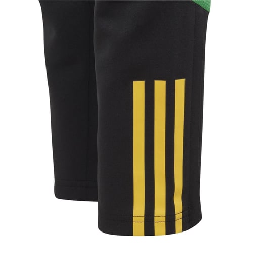 Boys adidas Jamaica Football Federation Tapered Three Stripes Track Pants in Black - Image 4