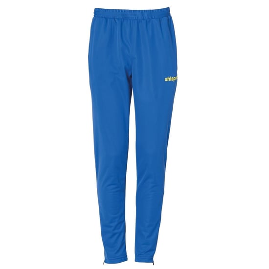 Boys Uhlsport Score Zipped Pocket Slim Fit Pants in Blue/Lime - Image 1