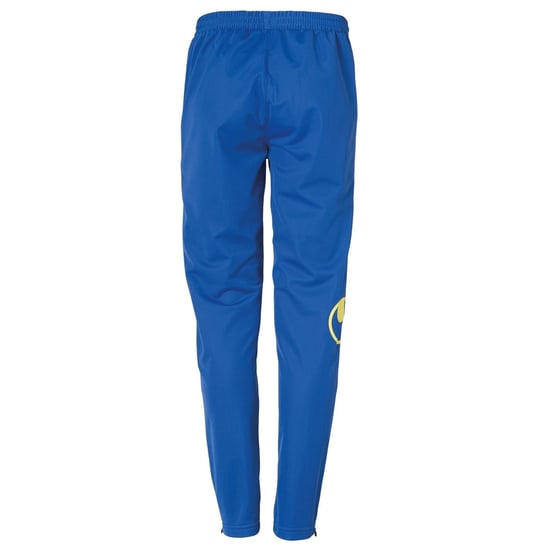 Boys Uhlsport Score Zipped Pocket Slim Fit Pants in Blue/Lime - Image 3