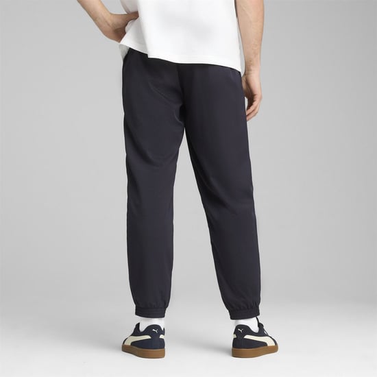 Men's Puma Ess Woven Pants Cl Jogger Mens in Puma Navy - Image 4