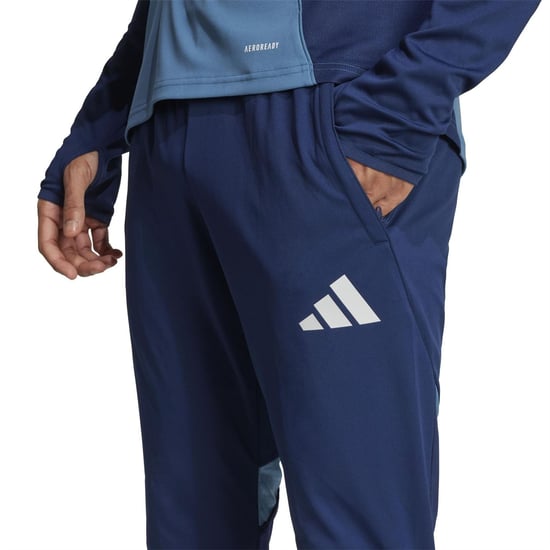 Men's adidas Training Tracksuit Bottoms 2025 2026 Mens in Blue - Image 5