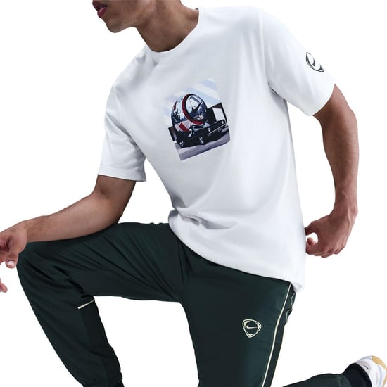 Men's Nike Performance Tracksuit Bottom in Seaweed/Black - Image 5
