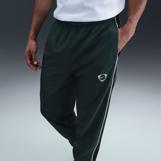 Men's Nike Performance Tracksuit Bottom in Seaweed/Black - Image 6