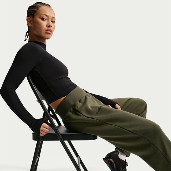 Women's Nike Psg Wnsw Phnxfl in Cargo Khaki/Bla - Image 3