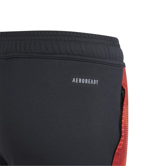 Boys adidas Tiro24 C Trpnty Tracksuit Bottom Unisex Kids in Black/Solar Red - Image 3